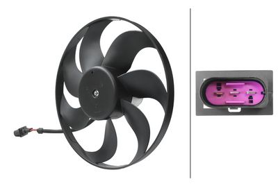 Вентилятор, охлаждение двигателя HELLA 8EW 366 420-081