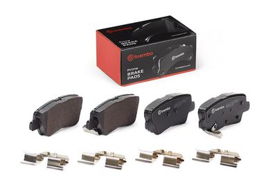 Bremžu uzliku kompl., Disku bremzes BREMBO P 30 158