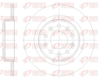 Тормозной диск REMSA 61818.00