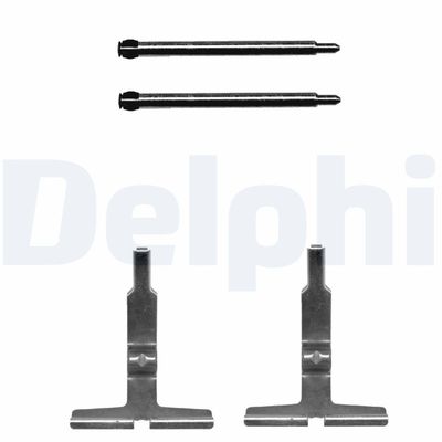 DELPHI LX0382 Piederumu komplekts, Disku bremžu
