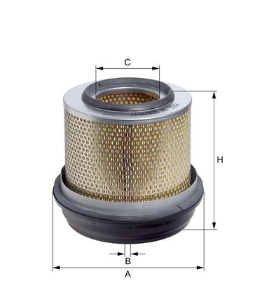 Gaisa filtrs HENGST FILTER E280L