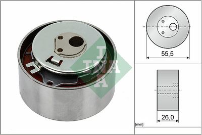 Натяжной ролик, ремень ГРМ Schaeffler INA 531 0778 10