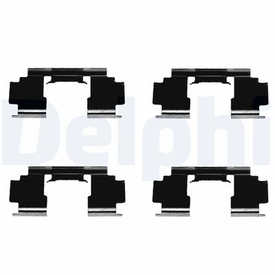Piederumu komplekts, Disku bremžu uzlikas DELPHI LX0301