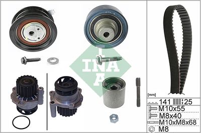 Ūdenssūknis + Zobsiksnas komplekts Schaeffler INA 530 0361 30
