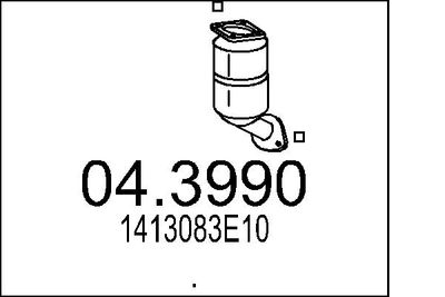 Катализатор MTS 04.3990