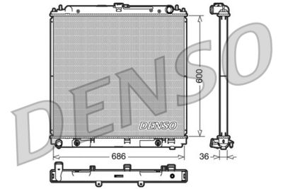 Radiators, Motora dzesēšanas sistēma DENSO DRM46032