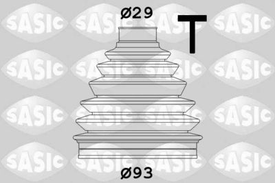 Комплект пыльника, приводной вал SASIC 1900029
