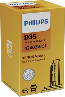 Kvēlspuldze, Tālās gaismas lukturis PHILIPS 42403VIC1