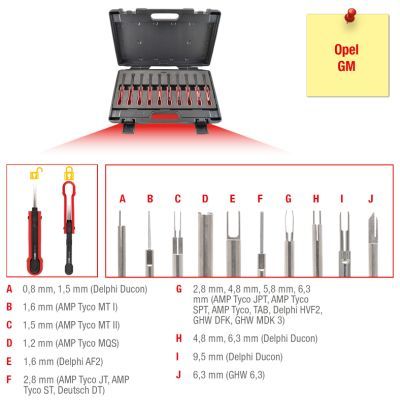 Noņemšanas instrumentu komplekts KS TOOLS 154.0155