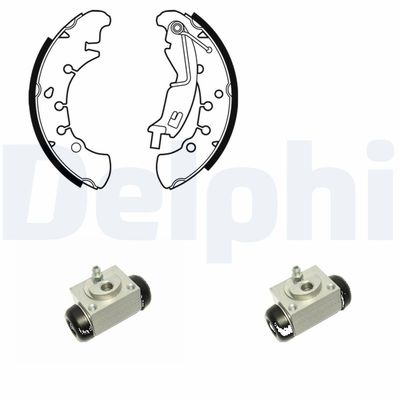 Bremžu loku komplekts DELPHI KP1099