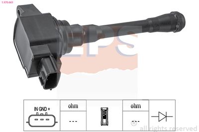 Катушка зажигания EPS 1.970.661