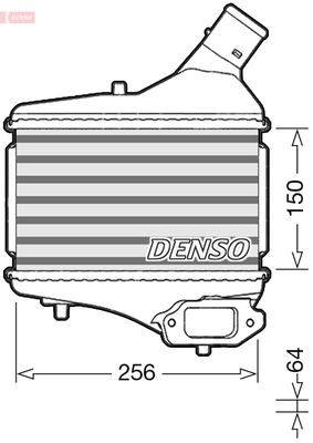 Интеркулер DENSO DIT40010