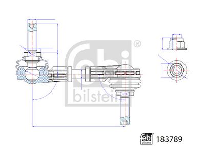 Тяга / стойка, стабилизатор FEBI BILSTEIN 183789
