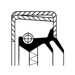 Уплотняющее кольцо, механическая коробка передач CORTECO 12015251B