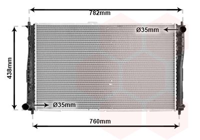 Radiators, Motora dzesēšanas sistēma VAN WEZEL 83002018