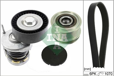 Поликлиновой ременный комплект Schaeffler INA 529 0475 20