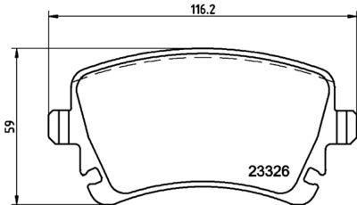 Bremžu uzliku kompl., Disku bremzes HELLA PAGID 8DB 355 011-531