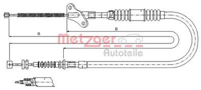Trose, Stāvbremžu sistēma METZGER 17.2723