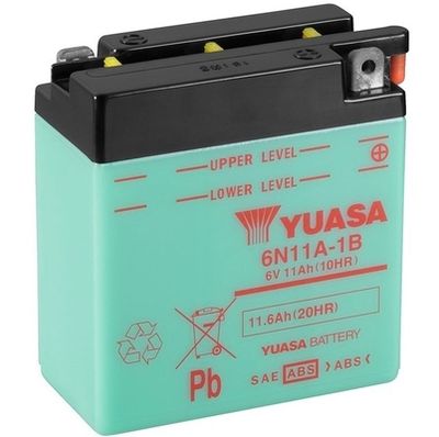 Startera akumulatoru baterija YUASA 6N11A-1B