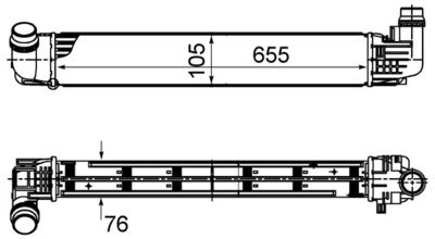 Интеркулер MAHLE CI 496 000S