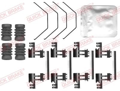 Комплектующие, колодки дискового тормоза QUICK BRAKE 109-0170