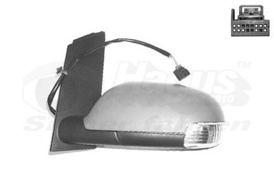 Ārējais atpakaļskata spogulis VAN WEZEL 5856817
