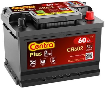 Стартерная аккумуляторная батарея CENTRA CB602