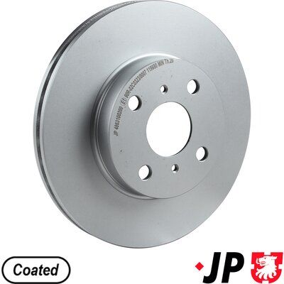 Тормозной диск JP GROUP 4863100200