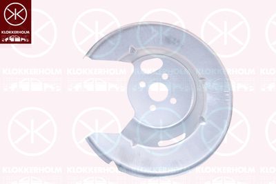 Отражатель, диск тормозного механизма KLOKKERHOLM 6037877