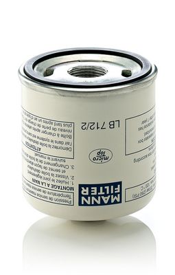 Filtrs, Saspiestā gaisa aprīkojums MANN-FILTER LB 712/2