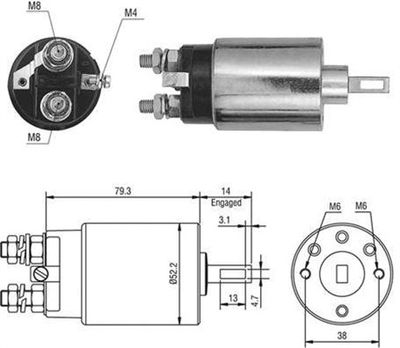 Ievilcējrelejs, Starteris MAGNETI MARELLI 940113050394