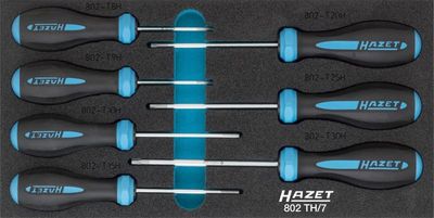 Skrūvgriežu komplekts HAZET 802TH/7