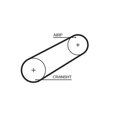 Зубчатый ремень GATES 5095