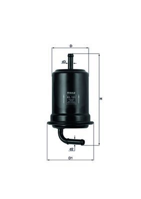 Топливный фильтр KNECHT KL 121