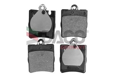 Комплект тормозных колодок, дисковый тормоз DACO 322304