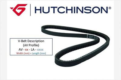 Клиновой ремень HUTCHINSON AV 10 La 815