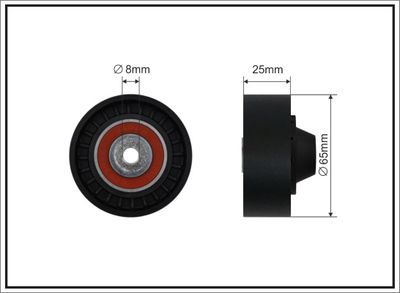 Parazīt-/Vadrullītis, Ķīļrievu siksna CAFFARO 500624