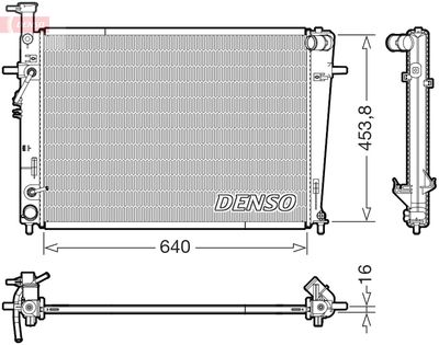 Radiators, Motora dzesēšanas sistēma DENSO DRM41029