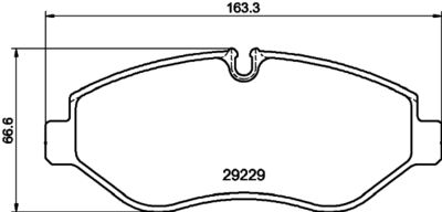 Комплект тормозных колодок, дисковый тормоз HELLA PAGID 8DB 355 005-511