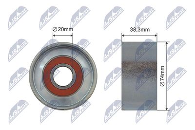 Spriegotājrullītis, Ķīļrievu siksna NTY RNK-VV-006