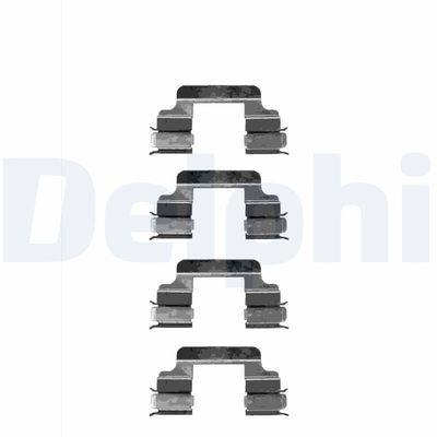 Комплектующие, колодки дискового тормоза DELPHI LX0334