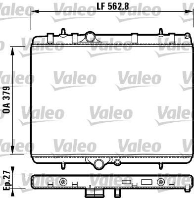 Radiators, Motora dzesēšanas sistēma VALEO 732888