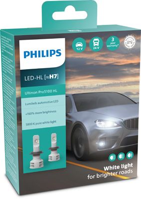 Kvēlspuldze, Tālās gaismas lukturis PHILIPS 11972U51X2
