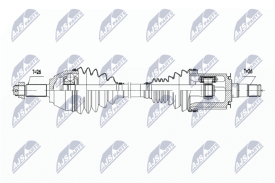 Приводной вал NTY NPW-BM-143