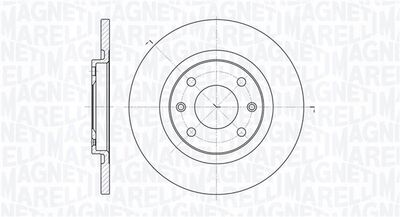 Bremžu diski MAGNETI MARELLI 361302040149