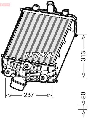 Интеркулер DENSO DIT28001