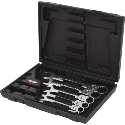 Uzgriežņu atslēgu komplekts ar sprūdmehānismu KS TOOLS 503.4859