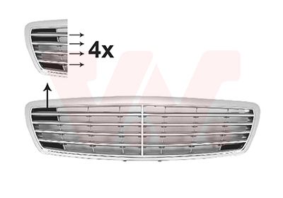 Radiatora reste VAN WEZEL 3041518
