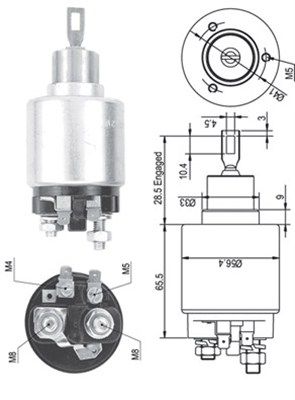 Ievilcējrelejs, Starteris MAGNETI MARELLI 940113050133