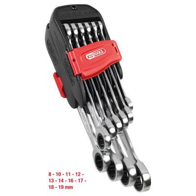 Uzgriežņu atslēgu komplekts ar sprūdmehānismu KS TOOLS 503.4250